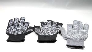 20Pairs Non-slip Nylon Work Gloves Outdoor Cycling Half Finger Gloves Breathable Half Finger Glove Men Women Half Finger Sunscreen Gloves for Motorcycle Cycling Outdoor Sports Gloves Touch Screen Sports Gloves