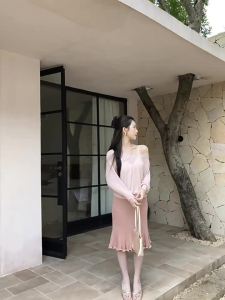 A-line Mini Skirt Women Summer Fashion Fish-tail Design Hugging Bottom