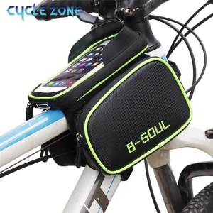 CYCLE ZONE | Màn Hình Cảm Ứng Chống Nước Túi Đựng Điện Thoại Xe Đạp Xe Đạp Leo Núi Phía Trước Dầm Trên Ống Giữ Hộp Đựng Đồ Phụ Kiện Đi Xe Đạp
