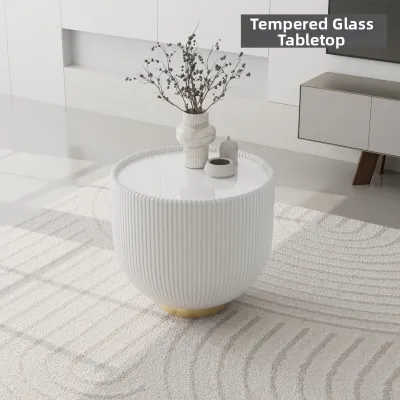 Luxurious Round Designer Creative Home Combination Coffee Table Glass