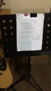 Daywalks ที่วางโน๊ตเหล็ก ขนาดใหญ่ ขาตั้งโน๊ต เพลง แสตนด์โน๊ต ขาตั้งสำหรับวางโน๊ตดนตรี Portable Music Sheet Music Stand