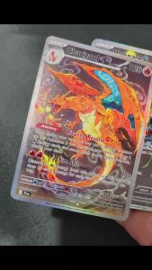 Keeppley | Self Made English Chinese Style Venusaur Charizard Blastoise Snorlax Gyarados Absol Gengar Game Collection Fan Art Card Toy