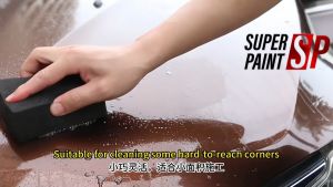 Ultra-Absorbent Car Wash Sponge Tyre Pad Premium Sponge Foam Tyre Shine Applicator Pad Span 1pcs Sponge Cuci Kereta 洗车海绵