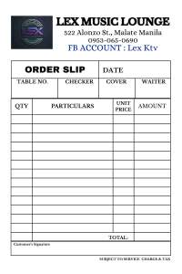 Personalized Receipt 4*6 ( 100 sheets - non carbonized )