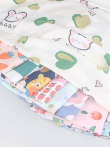Vải Lụa Cotton Nhân Tạo Mùa Hè Cho Trẻ Em Hoạt Hình Đồ Ngủ Mát Mẻ Vải Cotton Lụa Nhẹ Thoáng Khí Dễ Làm Thủ Công DIY