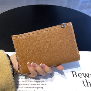 Genuine Genuine Leather Passport Book Female Thin Multi-Function Card Holder Document Wallet Travel Storage Passport Holder