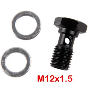 Ống Dẫn Nhiên Liệu Bằng Thép Không Gỉ Bọc Nylon AN6 Cho Xe Máy Với Khớp Nối Banjo M12 M14 X 1.5 Ốc Côn 12 14mm - Thủy Lực