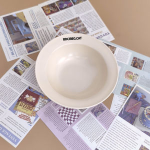 Ceramic Cat Bowl Dog Bowl Heightened Stand Prevents Spills And Slips Pet Feeding Bowls for Kittens And Small Breeds