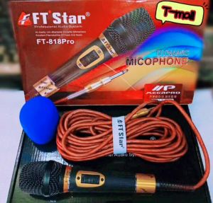 Megapro FT-Star FT-818Pro Excellent Reproduction of Voice and Music with Heavy Duty  Wired Microphone and  Free Microphone Foam