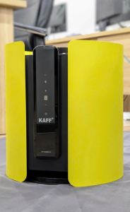 Máy hút mùi đảo Kaff KF-IS0935YL công suất 1000 m³/h thiết kế kính trụ sang trọng đẳng cấp