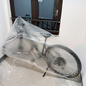 Disposable Full-Coverage Bicycle Dust Cover Rainproof Road Bike Single Bike Protective Cover Childrens Bicycle Coat