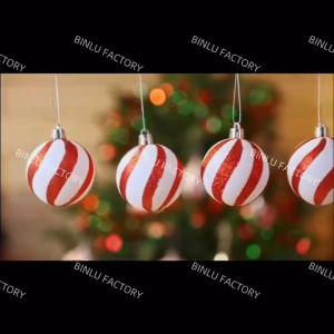BINLU Xmass Decoration Sale: Striped Waterdrop Christmas Decorations Set on Sale with Mocha Christmas Balls Big Size Christmas Ball White Packaging Balls Xmas & Handmade Twist Balls/Water Drop Christmas Tree Decor Personalized Christmas Ornament