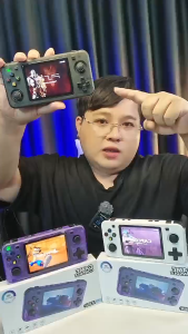 R36H ใหม่แบบพกพาเกม 128G Gameboy Gameboy PSP ของเล่นเกมคอนโซล Retro เกมคอนโซล 30000 + เกมของขวัญปีใหม่ของขวัญวันเกิด r36s