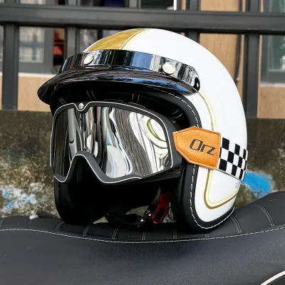 ORZ | 3C Retro Bluetooth Capable Motorcycle Helmet