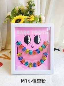 Childrens Dental Memorabilia Box Baby Teeth Hair Preservation Storage Box Boy Girl Baby Tooth Keepsake Box Wheat Baby First Year