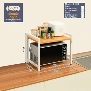 XUNHUAI | Pull Out Multi-level Versatile Kitchen Appliance Storage Rack