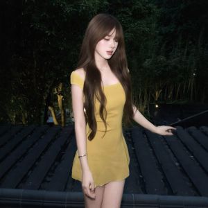CHANGTONG | Waist-cinching Fit-and-flare Stylish Dress