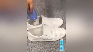 Shoe Deodorant spray 260ml Shoe odor removal Shoe freshener Peach and Silver Ion