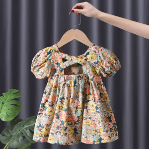 Tagkita | New Baby Pure Cotton Adorable Floral Dress