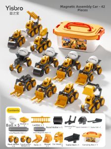 YISBRO | Transformable Magnetic Building Blocks Toy 3-6 Years Old