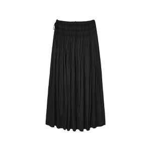Elegant French Polka Dot Halter Top & Satin Midi Skirt Set