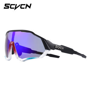 SCVCN Photochromic Sunglasses New Style Sports Cycling Glasses Bicycle Eyewear Mountain Bike Cycl Goggles UV400 MTB Road for Men