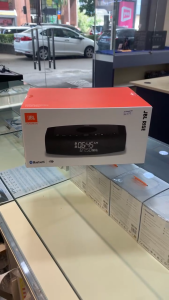 JBL Rise Bluetooth Clock Radio Speaker – Wireless Music Dual Alarm FM Radio LED Display