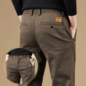 Quần Cargo Nam Phong Cách Thường Ngày Dáng Slim Fit Chất Liệu Cotton Thu Đông Phong Cách Hàn Quốc Màu Xám Đen Cạp Trung Khóa Kéo