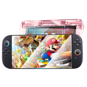 CHECKON | High Definition Full Coverage Tempered Glass Screen Protector for Nintendo Switch 2