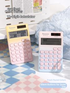 Color Gradient Solar Powered Mini Calculator