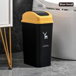 High Capacity Aesthetic Trash Can for Home Use with Flip Lid