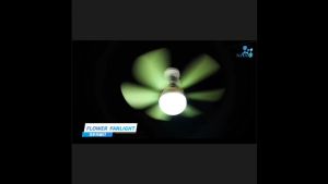 Kipas Lampu Flower 2in1 Lampu Kipas Langit-Langit Multifungsi/Kipas Angin Lampu Model Bunga