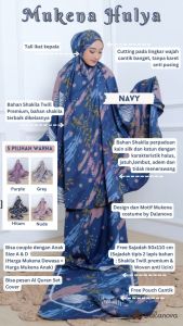 Mukena Hulya Dalanova free Sajadah Cantik