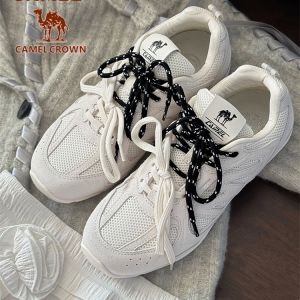 CAMEL CROWN FLOWYEARS Women’s Retro Trainer Sneakers | Fall-Winter Low-Top Shoes | Lightweight Anti-Slip Durable Fashionable & Comfortable Casual Footwear