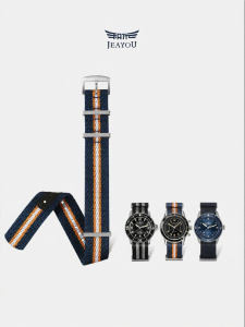 JEAYOU | NATO Nylon Canvas Watch Strap Swatch Collaboration