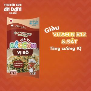 Gia vị Rắc cơm Thuyền Xưa Ăn Dặm Cho Con - Vị Bò (Gói 19g)