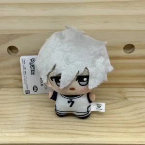 Bandai | 10cm Blue Lock Plush Toy Keychain Mini Nagi Backpack Charm Anime Peripheral Cute Stuffed Doll Bag Decoration Birthday Gift