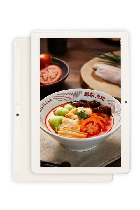 Tablet Order Taking Machine Scan QR Code Fast Food Restaurant POS ...