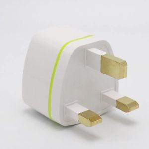 Brass Universal Travel Plug Adapter AU EU KR IL BR to US UK International Power Converter for Global Travel