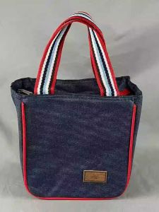 Simple Oxford Cloth Lunch Bag Handheld Bento Box Bag Student Thermal Lunch Box Bag Summer Outdoor Picnic Storage Organizer