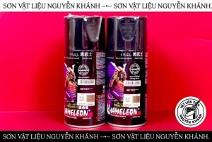 Sơn Xịt Samurai K6/T901 – Sơn Đổi Màu Chameleon 300ml | Màu Hiệu Ứng Tím Xanh Ánh Cầu Vồng