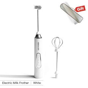 AliKisscafe Coffee Milk Frother Foaming Rechargeable Electric Mixer for Cappuccino Latte Barista Tool Espresso Machine Accessory