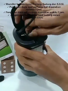 Senter Led LUBY L-2673 Super Terang Cahaya Putih Hingga 10jam / Senter Tangan Super Jumbo / Senter Jumbo / Senter Super Terang ~ Noah Online Store