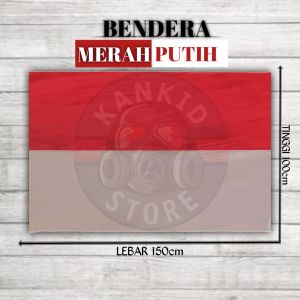 Bendera merah putih berbagai ukuran