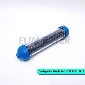 ELIM Filter - Catridge Alkaline Ball - T33 Refillable / Reserve Osmosis