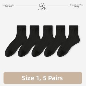 FENGTING | Mens Summer Thin Antimicrobial Anti-Odor Breathable Mid-Calf Socks