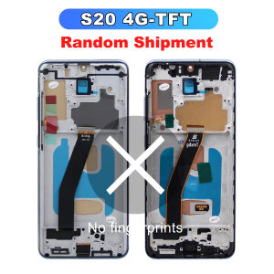 Super AMOLED / TFT S20 4G Screen Assembly for Samsung S20 G980F G980F/DS LCD Display Touch Screen with Frame Parts