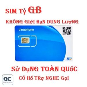 FREESHIP - CHƯA KÍCH HOẠT.Sim vina Tỷ GB data không giới hạn dung lượng