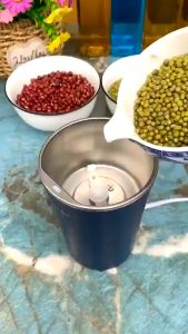 เครื่องบดไฟฟ้าแบบพกพา 350W 💪กรัมบดละเอียด บดละเอียด ธัญพืช/พริกแห้ง/กาแฟ/อาหารเด็ก กำลังไฟสูง ใช้งานง่าย ทำความสะอาดง่าย พร้อมใบมีดสแตนเลส 2 ใบ