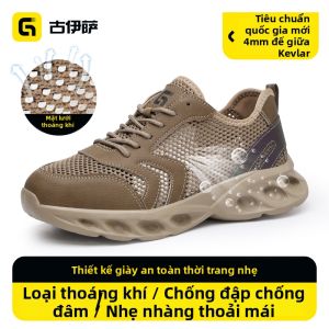 GUYISA | Giày Bảo Hộ Thoáng Khí Chống Đâm Xuyên Siêu Nhẹ